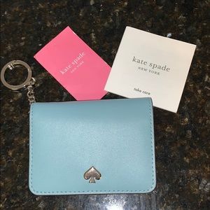 NWT NADINE CARD HOLDER/KEYCHN. BEAUTIFUL LEATHER!